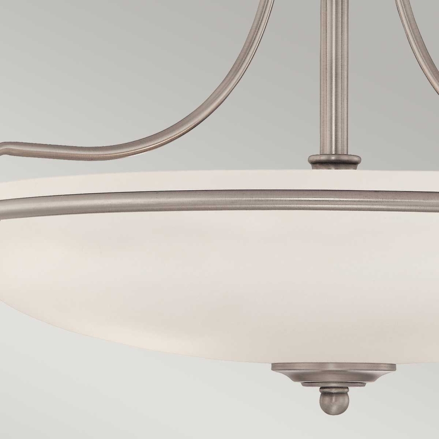 Elstead - Lampadario a plafone GRIFFIN 3xE27/100W/230V cromo opaco