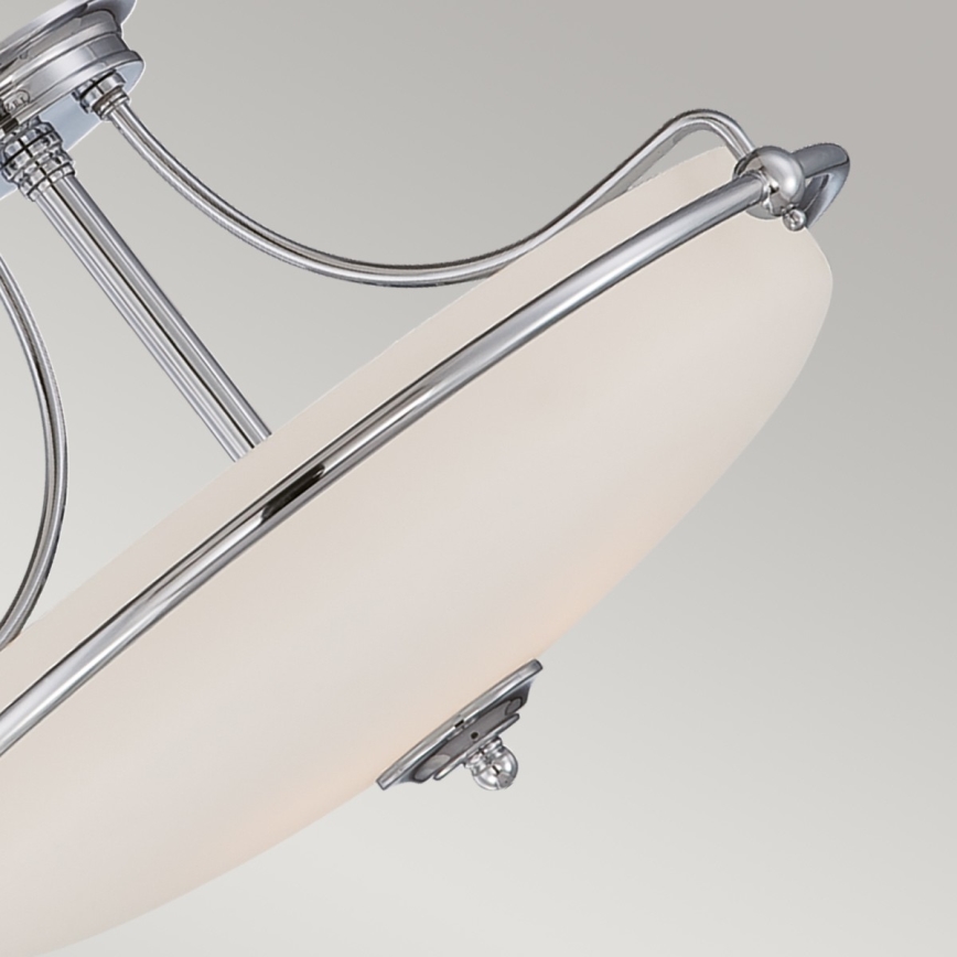 Elstead - Lampadario a plafone GRIFFIN 3xE27/100W/230V cromo lucido