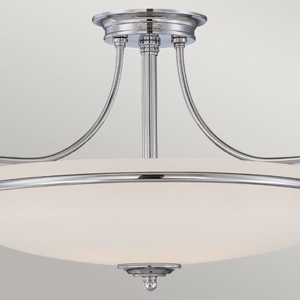 Elstead - Plafonnier GRIFFIN 3xE27/100W/230V chrome brillant