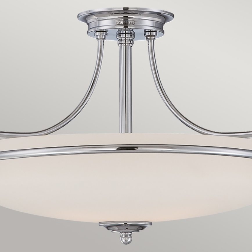 Elstead - Plafonnier GRIFFIN 3xE27/100W/230V chrome brillant