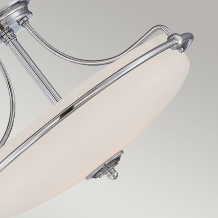 Elstead - Plafonnier GRIFFIN 3xE27/100W/230V chrome brillant
