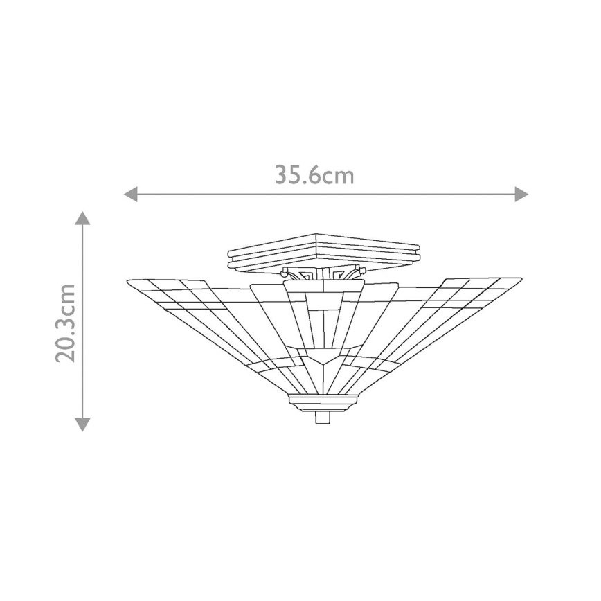 Elstead QZ-INGLENOOK-SF - Deckenleuchte INGLENOOK 2xE27/60W/230V