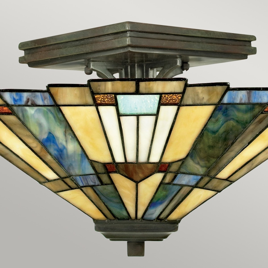 Elstead QZ-INGLENOOK-SF - Plafoniera INGLENOOK 2xE27/60W/230V