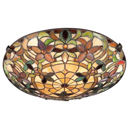 Elstead - Plafonnier Tiffany KAMI 2xE27/60W/230V