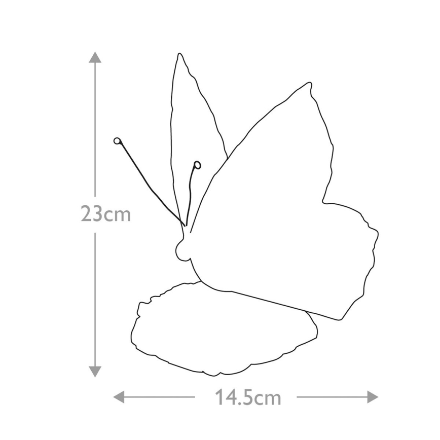 Elstead QZ-OBUTTERFLY-TL - LED dekorative Leuchte TIFFANY 1xG9/3W/12/230V Schmetterling