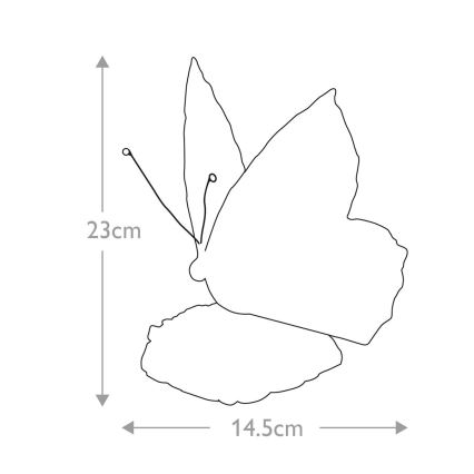 Elstead QZ-OBUTTERFLY-TL - LED Lampe décorative TIFFANY 1xG9/3W/12/230V papillon