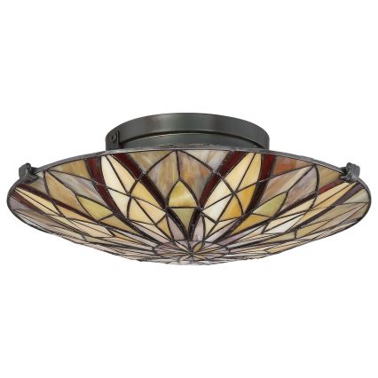 Elstead QZ-VICTORY-SF - Plafoniera VICTORY 2xE27/60W/230V