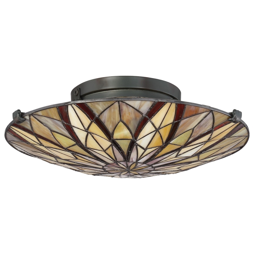 Elstead QZ-VICTORY-SF - Plafoniera VICTORY 2xE27/60W/230V