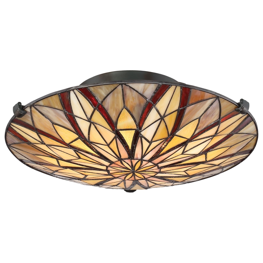 Elstead QZ-VICTORY-SF - Plafoniera VICTORY 2xE27/60W/230V