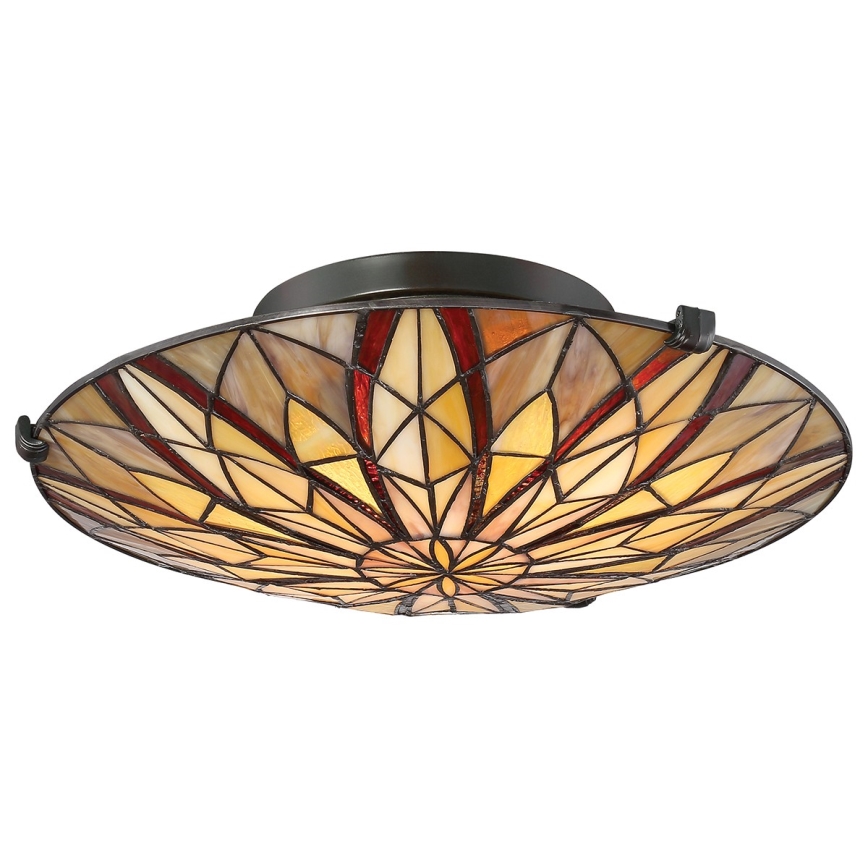 Elstead QZ-VICTORY-SF - Plafoniera VICTORY 2xE27/60W/230V