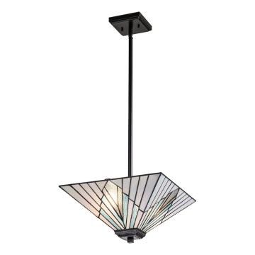 Elstead - Suspension-barre ALDERLEY 2xE27/60W/230V