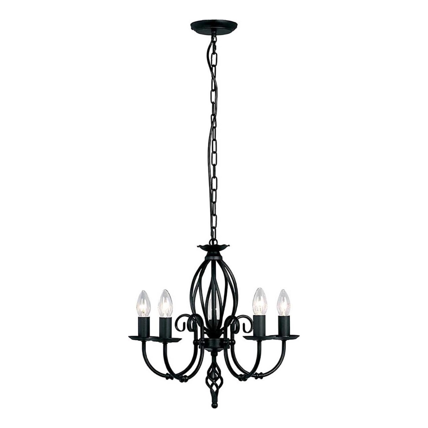 Elstead - Suspension chaîne ARTISAN 5xE14/60W/230V