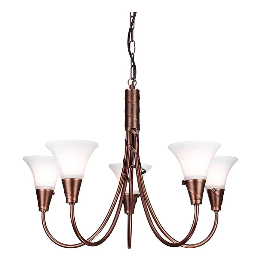 Elstead - Suspension chaîne EMILY 5xE14/40W/230V