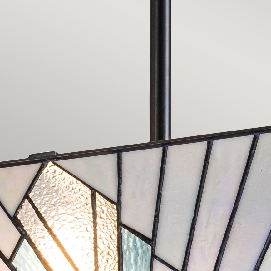 Elstead - Lampadario a sospensione con supporto rigido ALDERLEY 2xE27/60W/230V