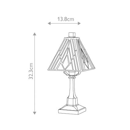 Elstead - Lampe de table ALDERLEY 1xE14/40W/230V 32,3 cm
