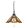 Elstead - Tiffany-Kronleuchter an Kette INGLENOOK 3xE27/60W/230V