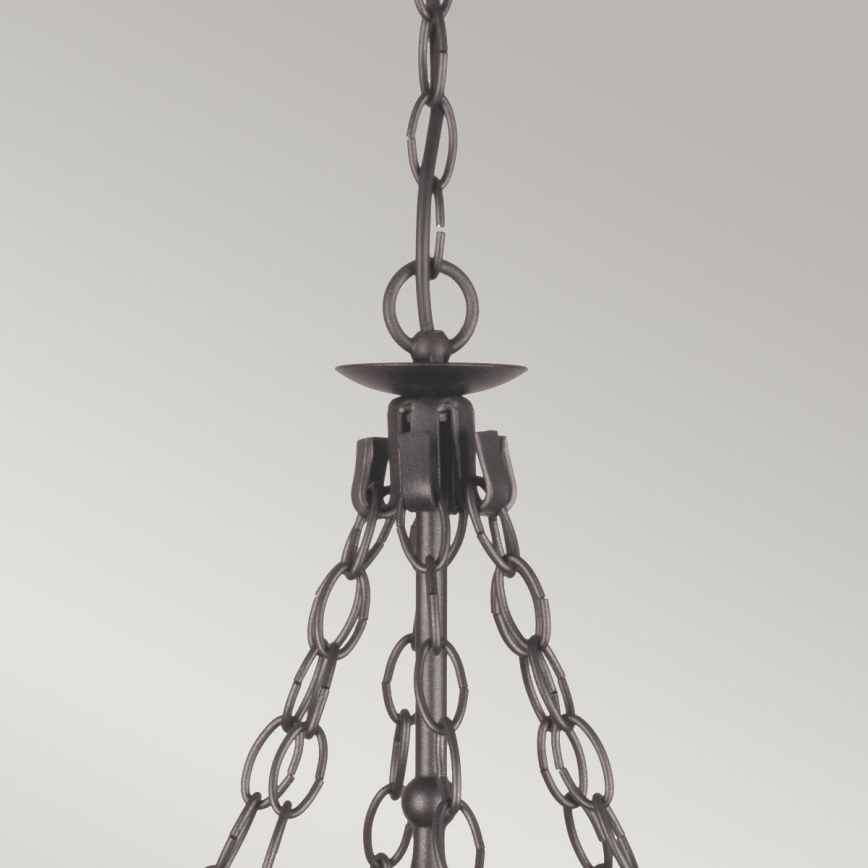 Elstead - Lampadario a sospensione con catena WARWICK 6xE14/60W/230V