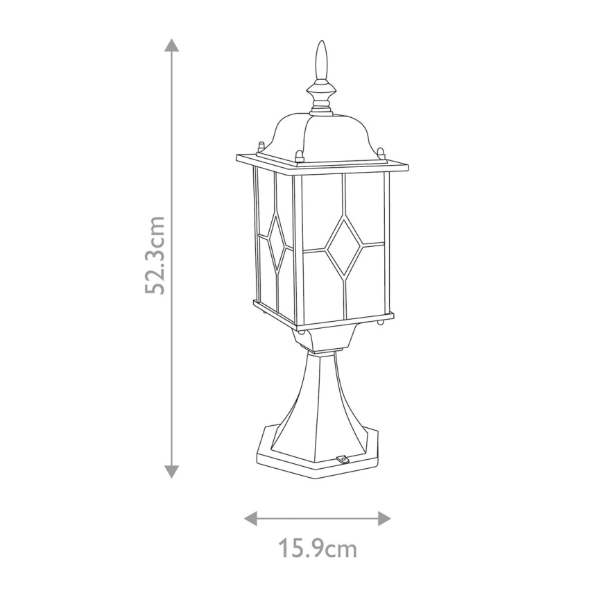 Elstead WX3 - Lampadaire extérieur WEXFORD 1xE27/100W/230V IP44
