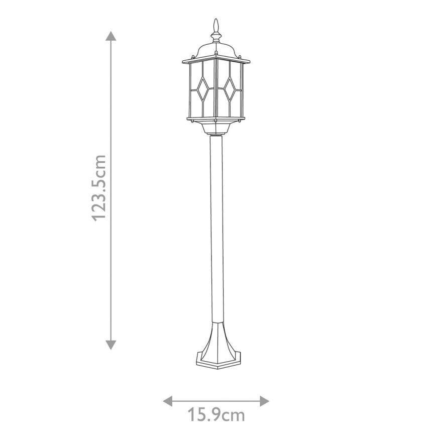 Elstead WX4 - Lampada da esterno WEXFORD 1xE27/100W/230V IP44