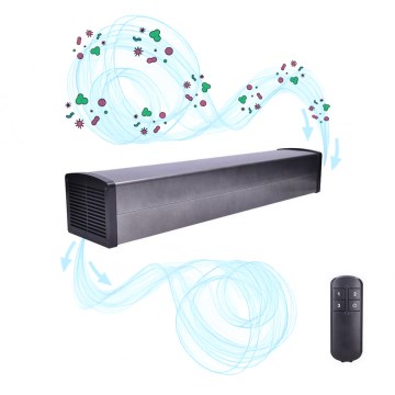 Emettitore UV germicida indiretto 2G11/36W/230V + telecomando