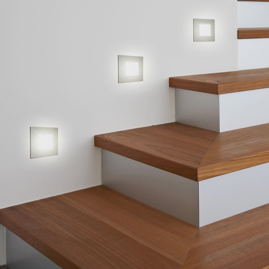 Emithor 48302 - Applique murale LED d'escalier 16xLED/1W/230V
