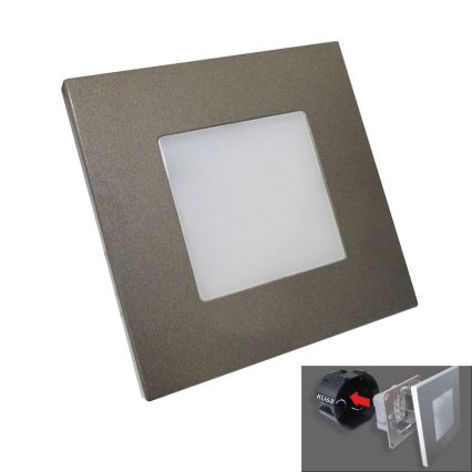 Luxera 48305 - LED Orientierungsleuchte STEP LIGHT 16xLED SMD/1W/230V