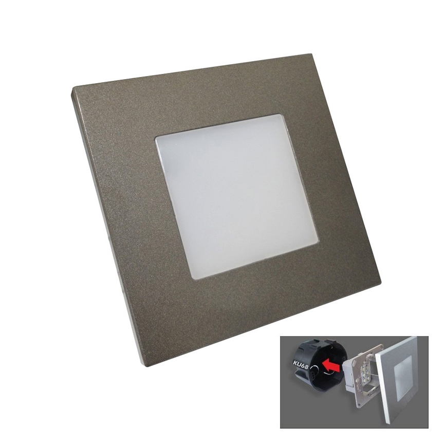 Luxera 48305 - LED Orientierungsleuchte STEP LIGHT 16xLED SMD/1W/230V