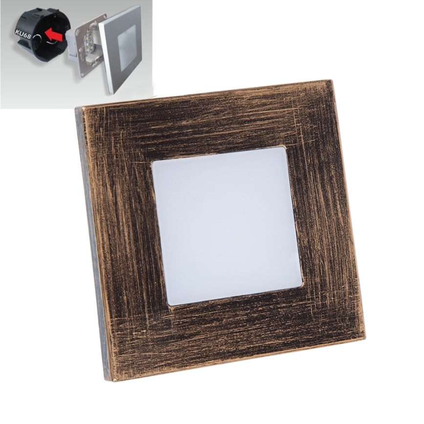 Emithor 48341 - Luminaire d'orientation LED STEP LIGHT 16xLED/1W/230V 4000K