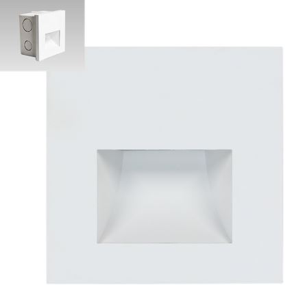 Emithor 70415 - Spot d'escalier SUNNY LED/1W/230V 4000K blanc