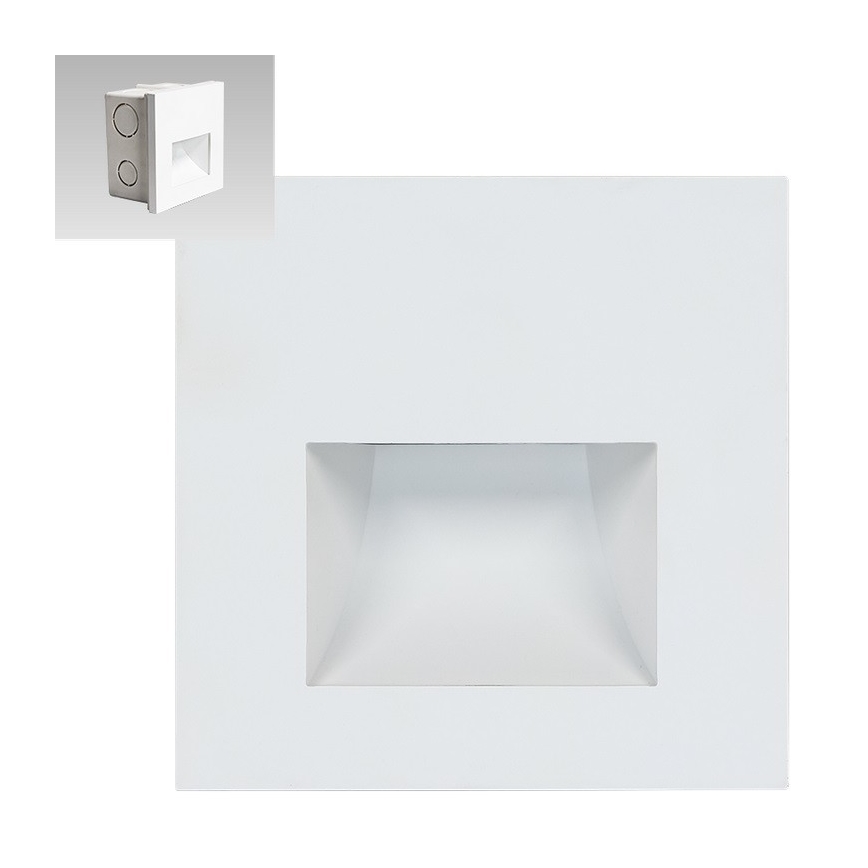 Emithor 70415 - Spot d'escalier SUNNY LED/1W/230V 4000K blanc