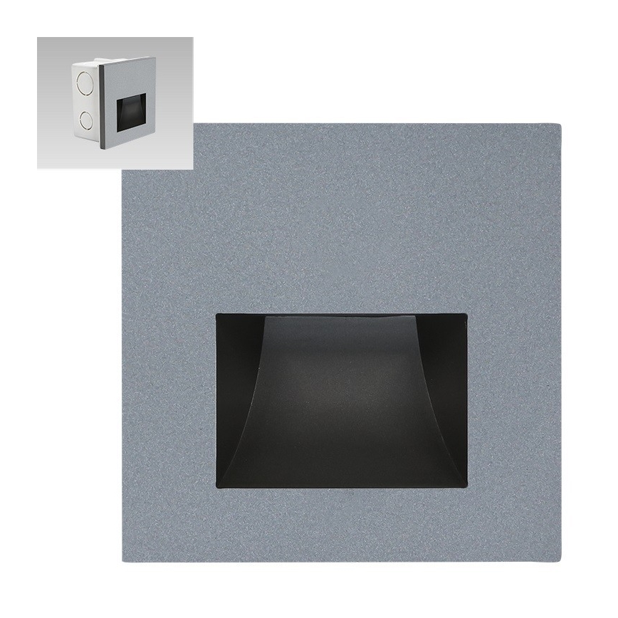 Emithor 70417 - Illuminazione LED scale SUNNY LED/1W/230V 4000K grigio