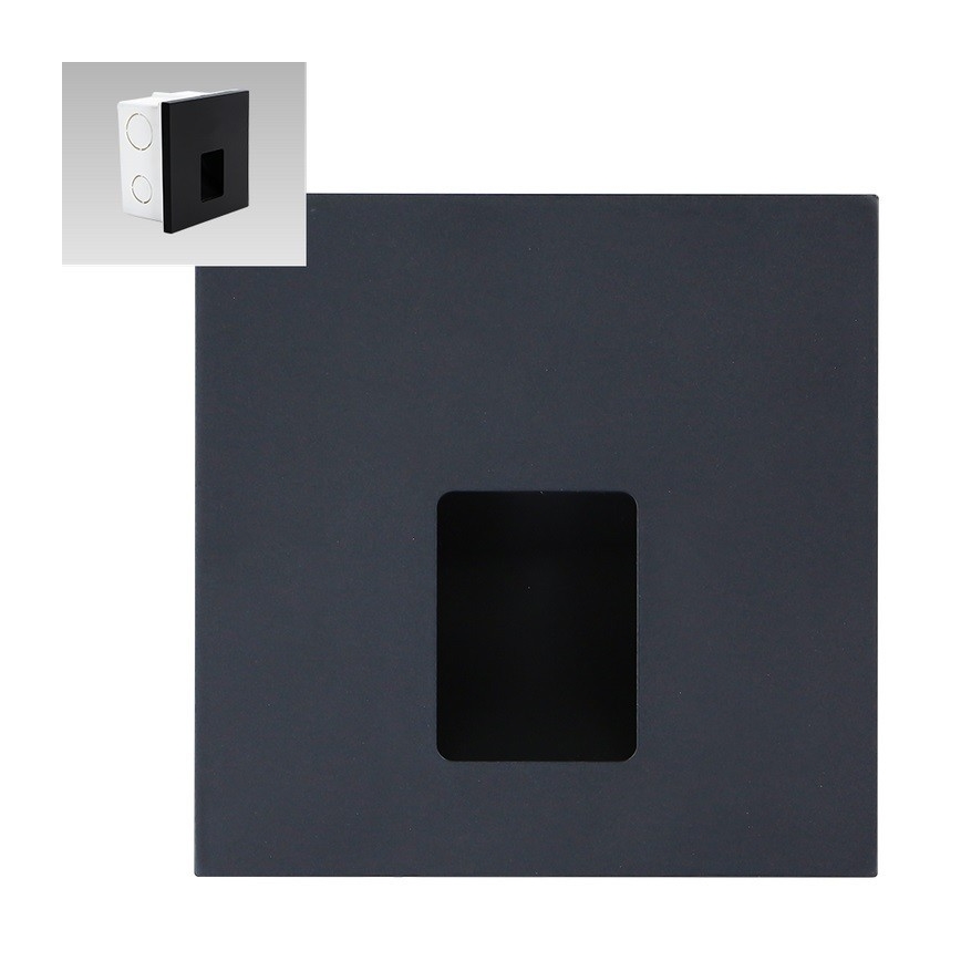 Emithor 70425 - Éclairage d'escalier VIX LED/1W/230V 4000K noir