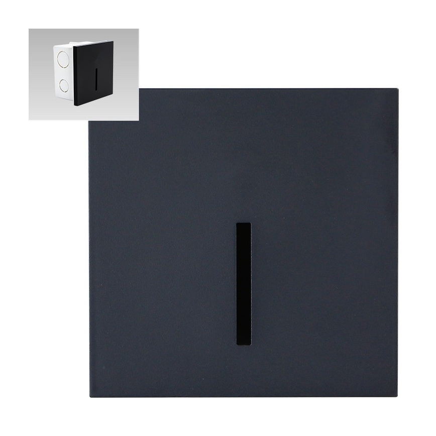 Emithor 70431 - LED-Treppenbeleuchtung LINE LED/1W/230V 4000K schwarz