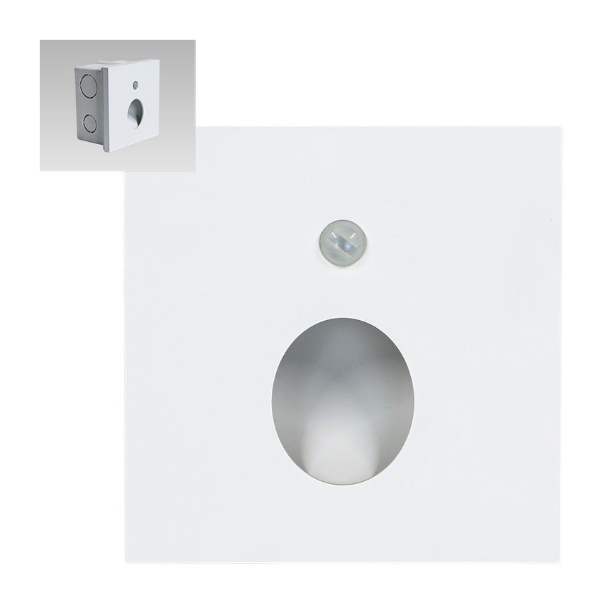 Emithor 70432 - Illuminazione LED scale con sensore OLIVE LED/1W/230V 4000K bianco