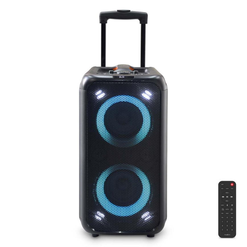 Enceinte rechargeable LED RGB 240W/4000 mAh + télécommande