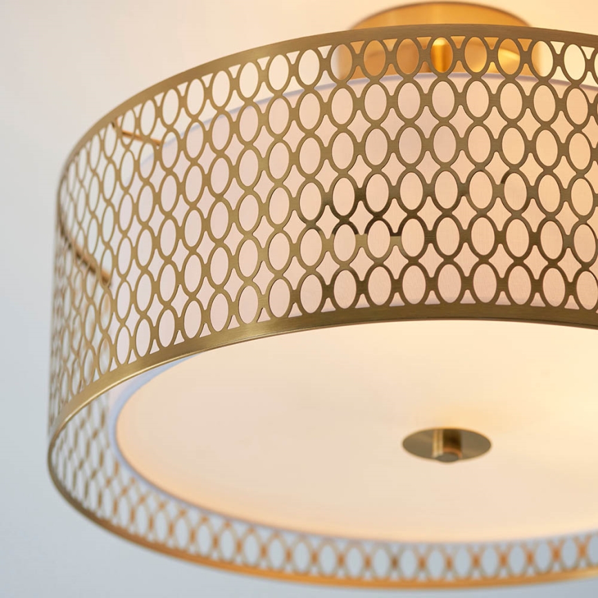 Endon 101568 - Anbauleuchte CORDERO 3xE27/10W/230V golden