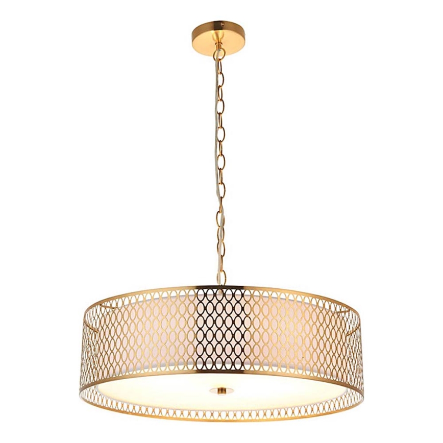 Endon 101569 - Lampadario a catena CORDERO 3xE27/10W/230V dorato