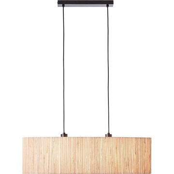 Endon 101692 - Lampadario a sospensione con filo LONGSHORE 2xE27/10W/230V beige