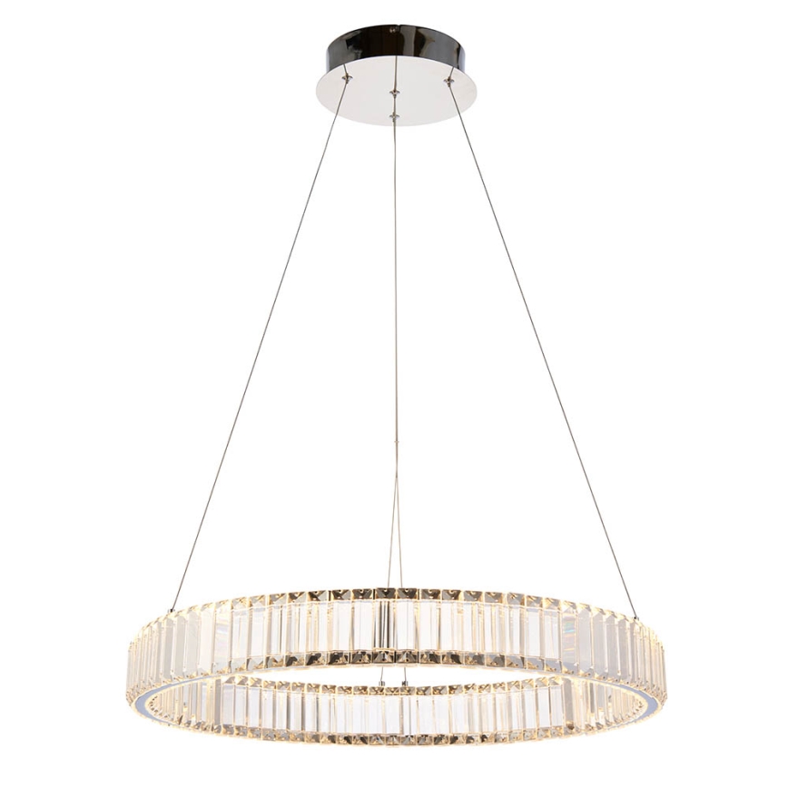 Endon 102255 - Suspension LED dimmable sur câble LAGUNA LED/36W/230V chrome brillant