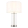 Endon 102674 - Lampada da tavolo dimmerabile LESSINA 1xE27/10W/230V cromo lucido/bianco