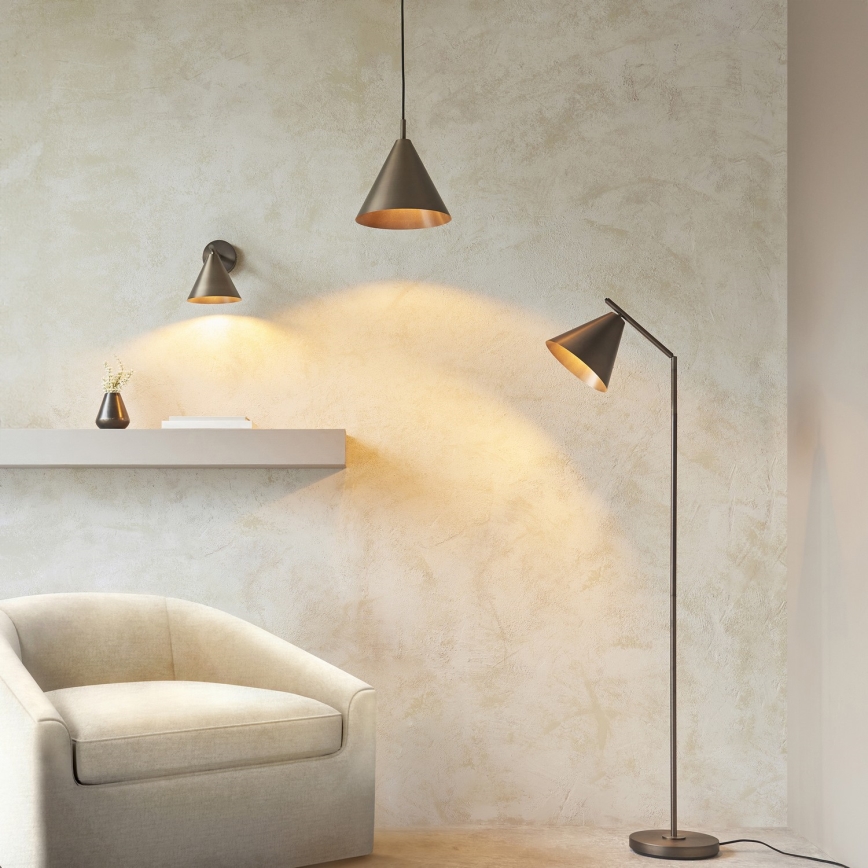 Endon 102895 - Stehleuchte CAPE 1xE27/10W/230V bronzen