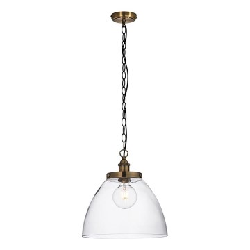 Endon 102926 - Hängeleuchte an Kette HANSEN 1xE27/10W/230V Messing