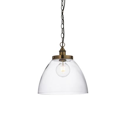 Endon 102926 - Lampadario a sospensione con catena HANSEN 1xE27/10W/230V ottone