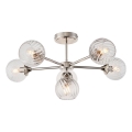 Endon 104050 - Deckenleuchte an Stange ALLEGRA 6xE14/7W/230V glänzendes Chrom/klar