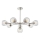 Endon 104051 - Lampadario su asta ALLEGRA 8xE14/7W/230V cromo lucido