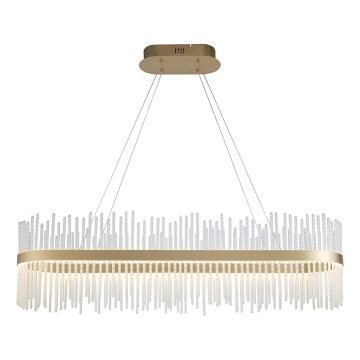Endon 104082 - Suspension LED dimmable ADRIEL sur câble LED/47W/230V 3000K doré/transparent