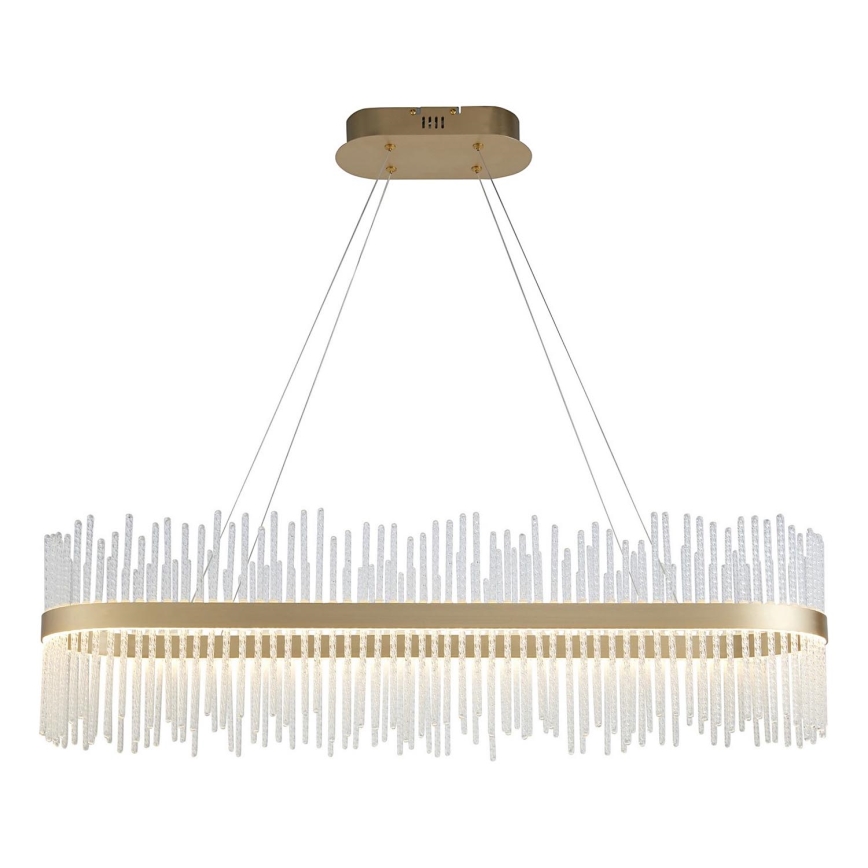 Endon 104082 - Suspension LED dimmable ADRIEL sur câble LED/47W/230V 3000K doré/transparent