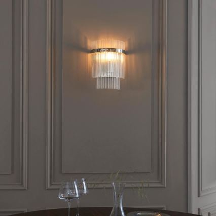 Endon 104114 - Applique MARIETTA 1xE14/6W/230V cromo lucido/limpido