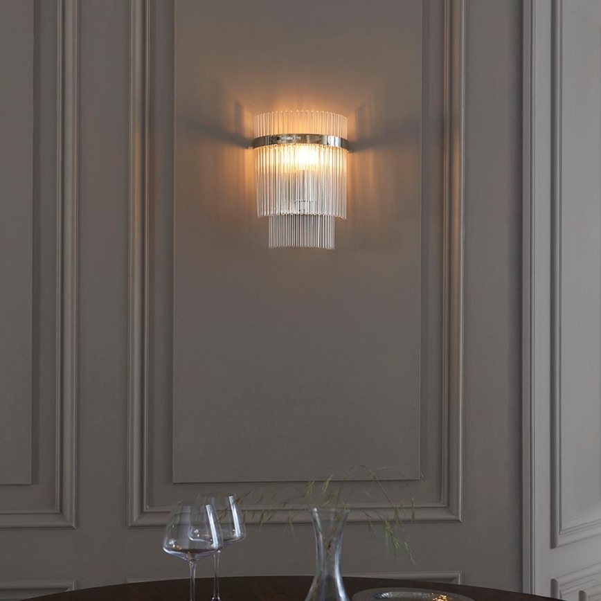 Endon 104114 - Applique MARIETTA 1xE14/6W/230V cromo lucido/limpido