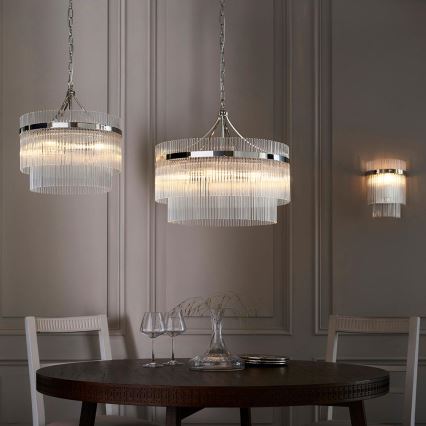 Endon 104114 - Applique MARIETTA 1xE14/6W/230V cromo lucido/limpido